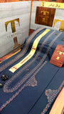 -72 OCEAN STEEL KURTA SALAWAR (PREMIUM SULEMANI EMBROIDERY PATHANI)