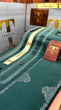 -72 EMERALD DUST GREEN KURTA SALAWAR (PREMIUM OSMANI EMBROIDERY PATHANI)