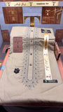 -27 BEIGE DESERT MIST KURTA SALAWAR (PREMIUM SULEMANI EMBROIDERY PATHANI)