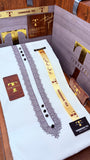BADAR ORIGINAL GREY KASHMIRI IMPORTED KURTA SALWAR PATHANI.(WITH AQ365 PERFUME FREE)