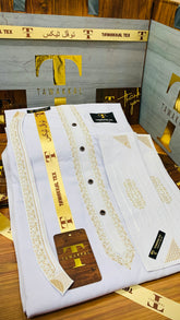 MONSOON WHITE COLOURS (AZIZI EMBROIDERED COLLECTION)