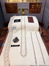 AFTAB-E-ZAR BOSKI CREAM MULTANI ADVANCE TARKASHI HAND EMBROIDERY (TAWAKKAL TEX)