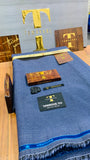 SLATE BLUE VENTURA VERY SOFT (WASHINGWEAR KURTA SALWAR FABRICS.)