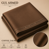 GUL AHMED Signature Collection Premium Kurta Salwar Fabric – 4.5 Mtr – Coffee Taupe