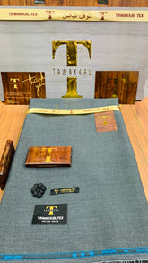 GREY LIGHT VENTURA VERY SOFT (WASHINGWEAR KURTA SALWAR FABRICS.)