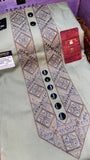 COLOUR KASHMIRI EMBROIDERY UNSTICHED FULL KURTA SALWAR PATHANI Tawakkal Tex”