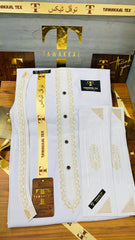 MONSOON WHITE COLOURS (AZIZI EMBROIDERED COLLECTION)