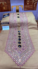 BADALSHAH AMBERWOOD 105-04 MULTI COLOUR KASHMIRI EMBROIDERY UNSTICHED FULL KURTA SALWAR PATHANI “– Tawakkal Tex”