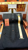 -51 MIDNIGHT BLACK KURTA SALAWAR (PREMIUM SULEMANI EMBROIDERY PATHANI)