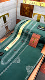 -72 EMERALD DUST GREEN KURTA SALAWAR (PREMIUM OSMANI EMBROIDERY PATHANI)