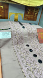 ROSE DUST 104-01 MULTI COLOUR KASHMIRI EMBROIDERY UNSTICHED FULL KURTA SALWAR PATHANI Tawakkal Tex”