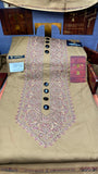 104-04 AMBERWOOD MULTI COLOUR KASHMIRI EMBROIDERY UNSTICHED FULL KURTA SALWAR PATHANI – Tawakkal Tex”