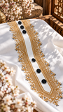 -AFRIDI ORIGINAL GOLD KASHMIRI IMPORTED KURTA SALWAR PATHANI.(EID SPECIAL IMPORTED KASHMIRI COLLECTION)