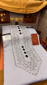 MURAADSHAH GREY FROST 104-08 MULTI COLOUR KASHMIRI EMBROIDERY UNSTICHED FULL KURTA SALWAR PATHANI (J. FABRIC IMPORTED) “Pics are clicked in HD cameras. Original color may vary from mobile to mobile depending on your handset. – Tawakkal Tex”