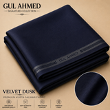 GUL AHMED Signature Collection Premium Kurta Salwar Fabric – 4.5 Mtr – Velvet Dusk