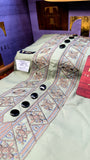 COLOUR KASHMIRI EMBROIDERY UNSTICHED FULL KURTA SALWAR PATHANI Tawakkal Tex”