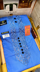 COLOUR KASHMIRI EMBROIDERY UNSTICHED FULL KURTA SALWAR PATHANI (J. FABRIC IMPORTED) – Tawakkal Tex”