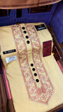 COLOUR KASHMIRI EMBROIDERY UNSTICHED FULL KURTA SALWAR PATHANI “Tawakkal Tex”