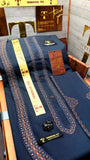 -72 OCEAN STEEL KURTA SALAWAR (PREMIUM SULEMANI EMBROIDERY PATHANI)