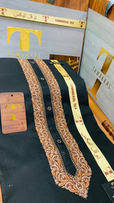 A ZARMINA BLACK KASHMIRI EMBROIDERED(PASHA COTTON)