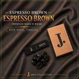 J. Men Premium Wash N Wear Fabric – Espresso Brown – | 4.5 Meter