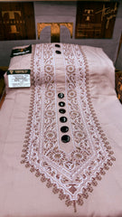 BADALSHAH MAUVE STONE 105-02 MULTI COLOUR KASHMIRI EMBROIDERY UNSTICHED FULL KURTA SALWAR PATHANI (J. FABRIC IMPORTED) “Pics are clicked in HD cameras. Original color may vary from mobile to mobile depending on your handset. – Tawakkal Tex”