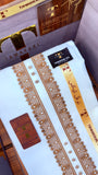 -ABEER GOLD KASHMIRI EMBROIDERY IMPORTED KURTA SALWAR PATHANI.(EID SPECIAL IMPORTED KASHMIRI COLLECTION)