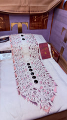 SUNEHRI CHINAR PEAL CREAM 107-03 MULTI COLOUR KASHMIRI EMBROIDERY UNSTICHED FULL KURTA SALWAR PATHANI (J. FABRIC IMPORTED) “Pics are clicked in HD cameras. Original color may vary from mobile to mobile depending on your handset. – Tawakkal Tex”