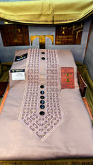 NAZROOH AMBERWOOD 102-04 MULTI COLOUR KASHMIRI EMBROIDERY UNSTICHED FULL KURTA SALWAR PATHANI (J. FABRIC IMPORTED) “Pics are clicked in HD cameras. Original color may vary from mobile to mobile depending on your handset. – Tawakkal Tex”