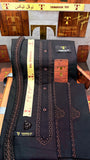 -72 MIDNIGHT BLACK KURTA SALAWAR (PREMIUM SULEMANI EMBROIDERY PATHANI) (Copy)