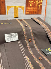 OSM-7894 COFFEE PARADISE NISHAN-E-NOOR  KURTA SALAWAR (PREMIUM OSMANI EMBROIDERY PATHANI)