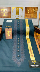 BADAR SULEMANI BOTTLE GREEN D05C02 KURTA SALAWAR (SULEMANI AZIZI EMBROIDERED COLLECTION)