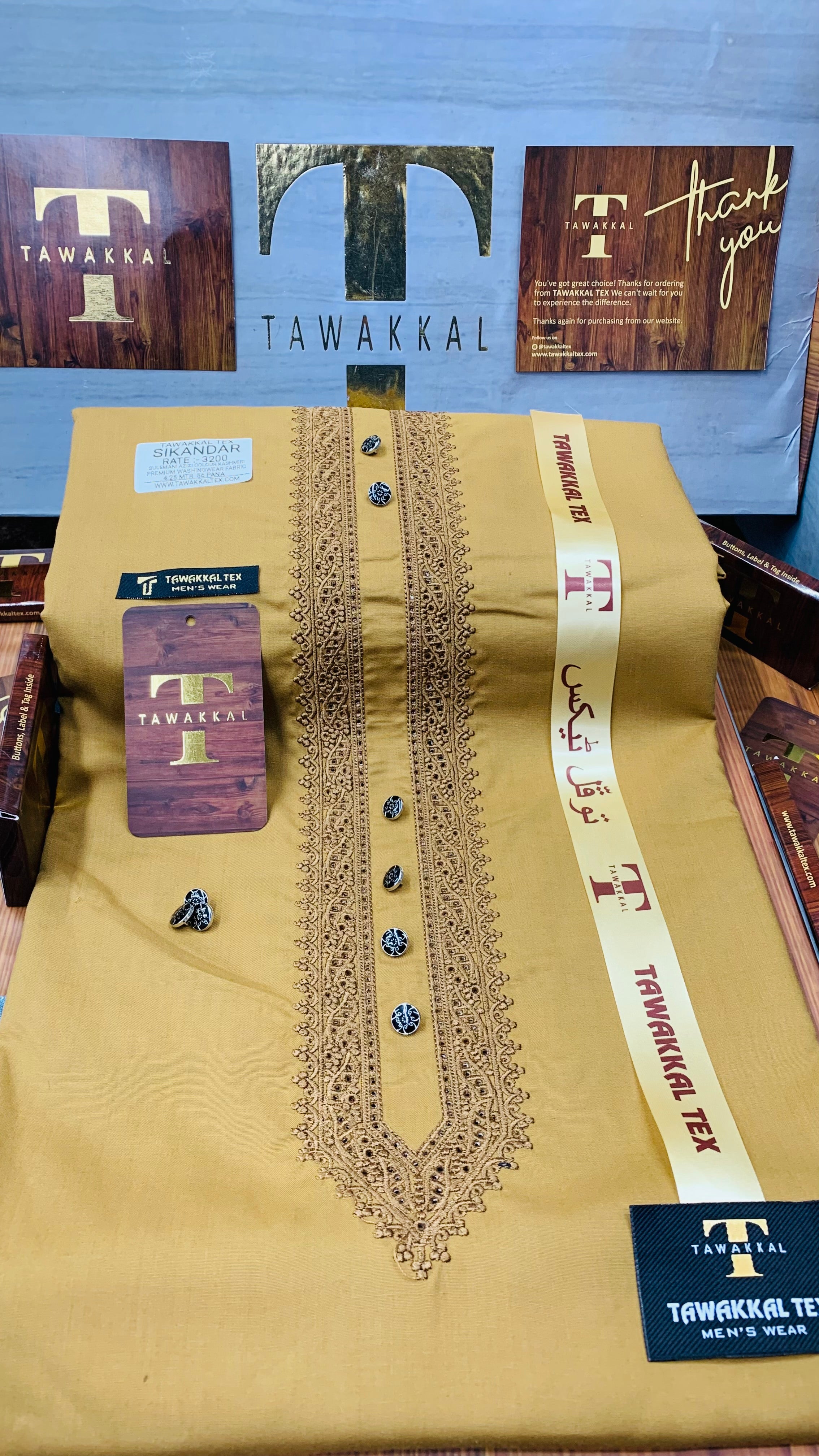 SIKANDAR KURTA SALAWAR (SULEMANI AZIZI EMBROIDERED COLLECTION)
