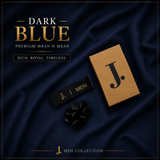 J. Men Premium Wash N Wear Fabric – Dark Ink Blue | 4.5 Meter