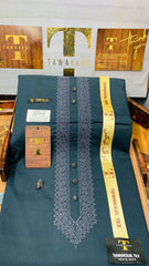 SOBAN SULEMANI BOTTLE GREEN D01C02 KURTA SALAWAR (SULEMANI AZIZI EMBROIDERED COLLECTION)