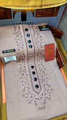 ZARWAAL ROSE DUST 101-01 MULTI COLOUR KASHMIRI EMBROIDERY UNSTICHED FULL KURTA SALWAR PATHANI (J. FABRIC IMPORTED) “Pics are clicked in HD cameras. Original color may vary from mobile to mobile depending on your handset. – Tawakkal Tex”