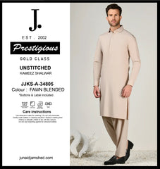 J. JJKS-A-34805 -FAWN LIGHT PINK- (JUNAID JAMSHED)