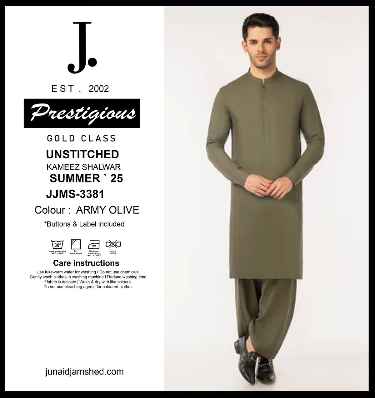 J. JJMS-3381 -ARMY OLIVE-
