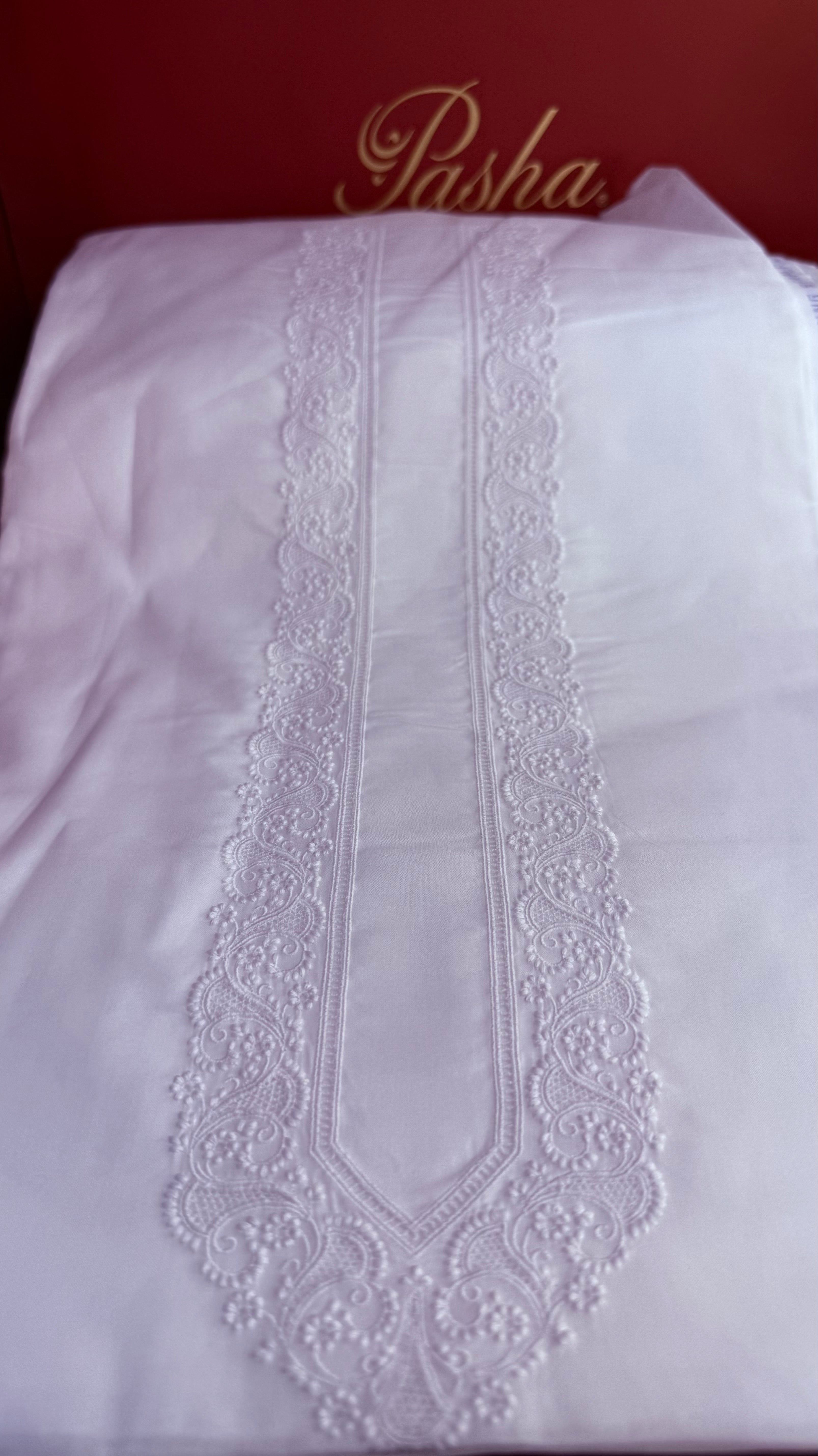 -PASHA SUMMER EMBROIDERED DREAM- PASHA SUMMER DREAM PASHA SILVER STORM (Egg White) PURE PASHA (2.25 MTR MULMUL LAWN 2.25 MTR BRIGHTEST LATHA) -EMBROIDERED 4/