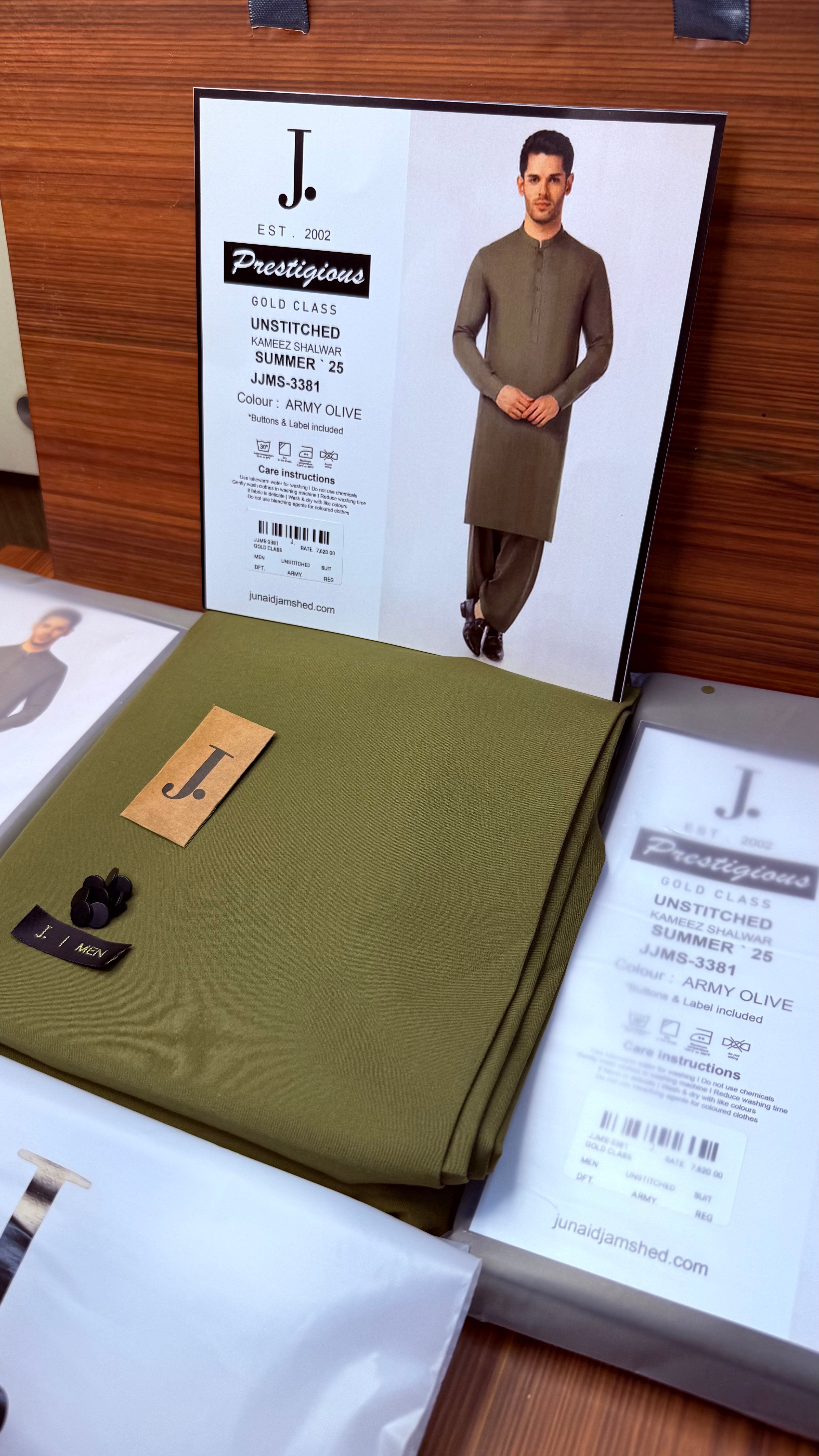 J. JJMS-3381 -ARMY OLIVE-