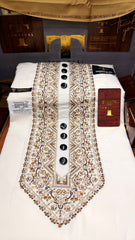 MURAADSHAH IVORY NOIR 104-10MULTI COLOUR KASHMIRI EMBROIDERY UNSTICHED FULL KURTA SALWAR PATHANI (J. FABRIC IMPORTED) “Pics are clicked in HD cameras. Original color may vary from mobile to mobile depending on your handset. – Tawakkal Tex”