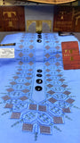 SKYLINE 106-06MULTI COLOUR KASHMIRI EMBROIDERY UNSTICHED FULL KURTA SALWAR PATHANI Tawakkal Tex”