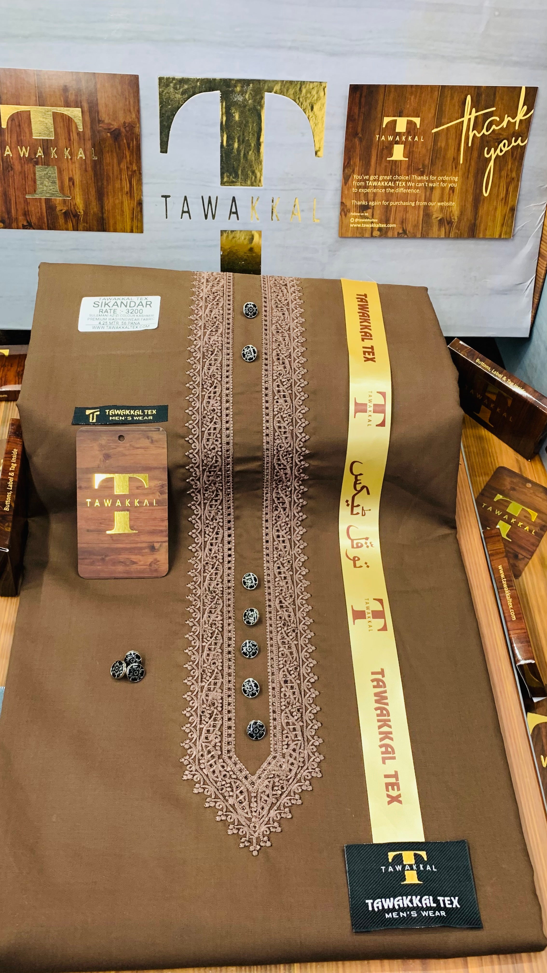 SIKANDAR KURTA SALAWAR (SULEMANI EMBROIDERED COLLECTION)