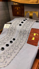 MURAADSHAH GREY FROST 104-08 MULTI COLOUR KASHMIRI EMBROIDERY UNSTICHED FULL KURTA SALWAR PATHANI (J. FABRIC IMPORTED) “Pics are clicked in HD cameras. Original color may vary from mobile to mobile depending on your handset. – Tawakkal Tex”