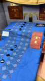 COLOUR KASHMIRI EMBROIDERY UNSTICHED FULL KURTA SALWAR PATHANI Tawakkal Tex”