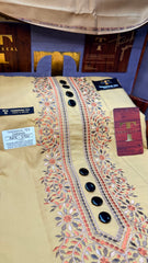 ZARWAAL GOLDEN DUNE 101-05 MULTI COLOUR KASHMIRI EMBROIDERY UNSTICHED FULL KURTA SALWAR PATHANI (J. FABRIC IMPORTED) “Pics are clicked in HD cameras. Original color may vary from mobile to mobile depending on your handset. – Tawakkal Tex”
