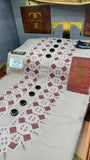 COLOUR KASHMIRI EMBROIDERY UNSTICHED FULL KURTA SALWAR PATHANI Tawakkal Tex”