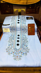 ZARWAAL SKYLINE 101-06MULTI COLOUR KASHMIRI EMBROIDERY UNSTICHED FULL KURTA SALWAR PATHANI (J. FABRIC IMPORTED) “Pics are clicked in HD cameras. Original color may vary from mobile to mobile depending on your handset. – Tawakkal Tex”