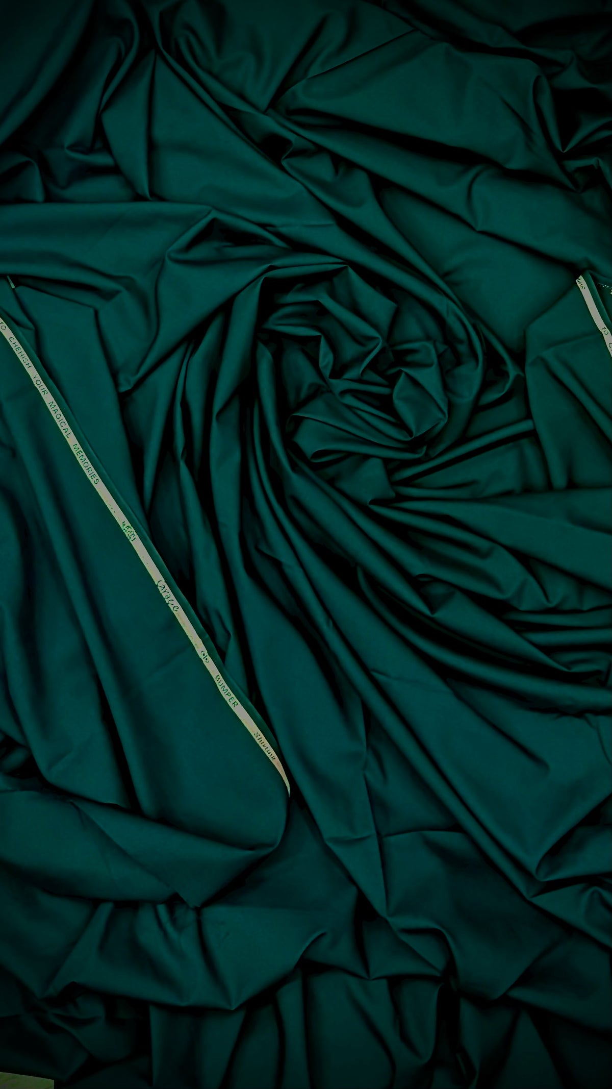 Grace Forest Dark Green Bumper Trends (Imported By Grace Fabrics)