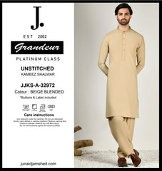 J. JJKS-A-32972 -BEIGE BLENDED- (JUNAID JAMSHED)